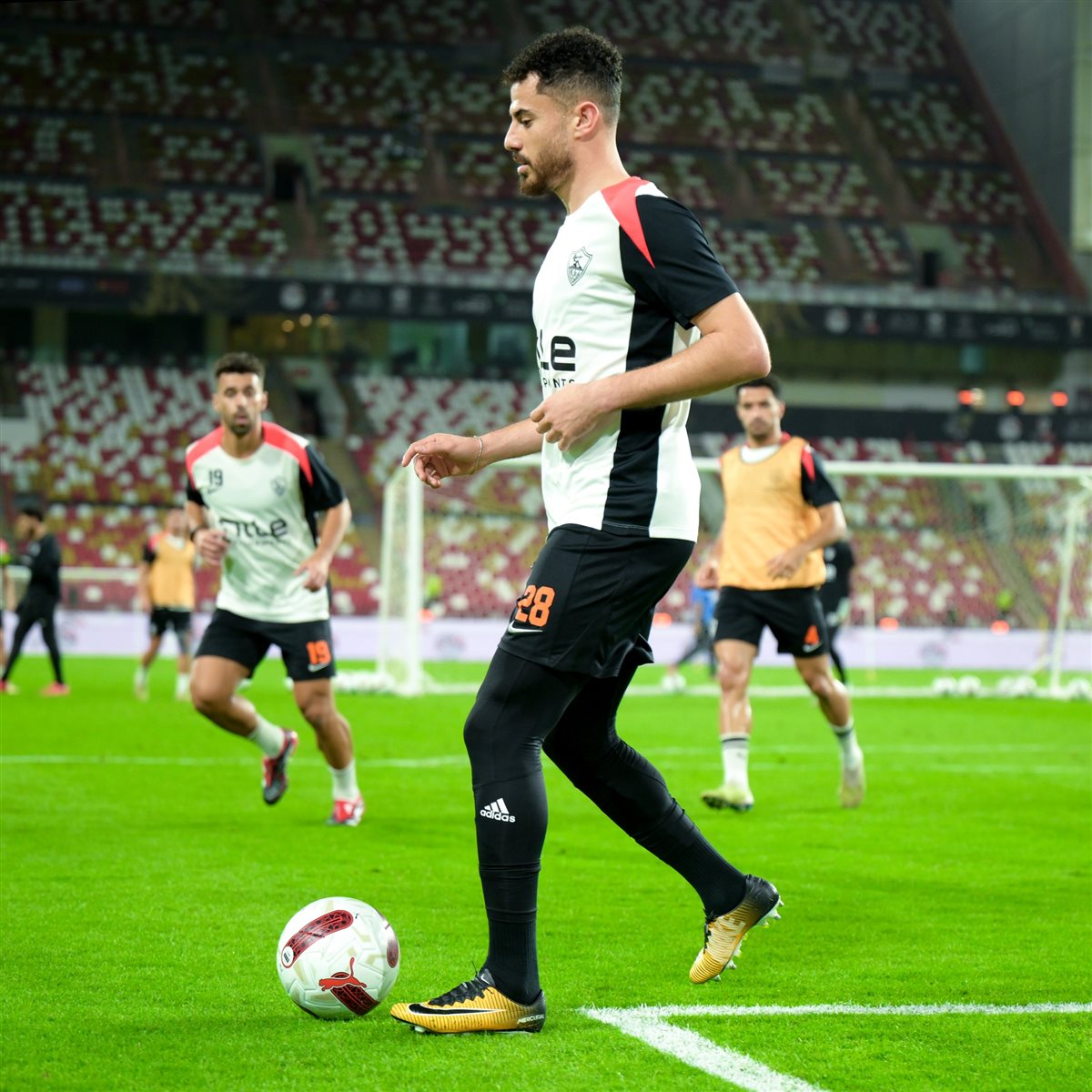 مران الزمالك الختامي قبل مواجهة الأهلي في نهائي السوبر المصري