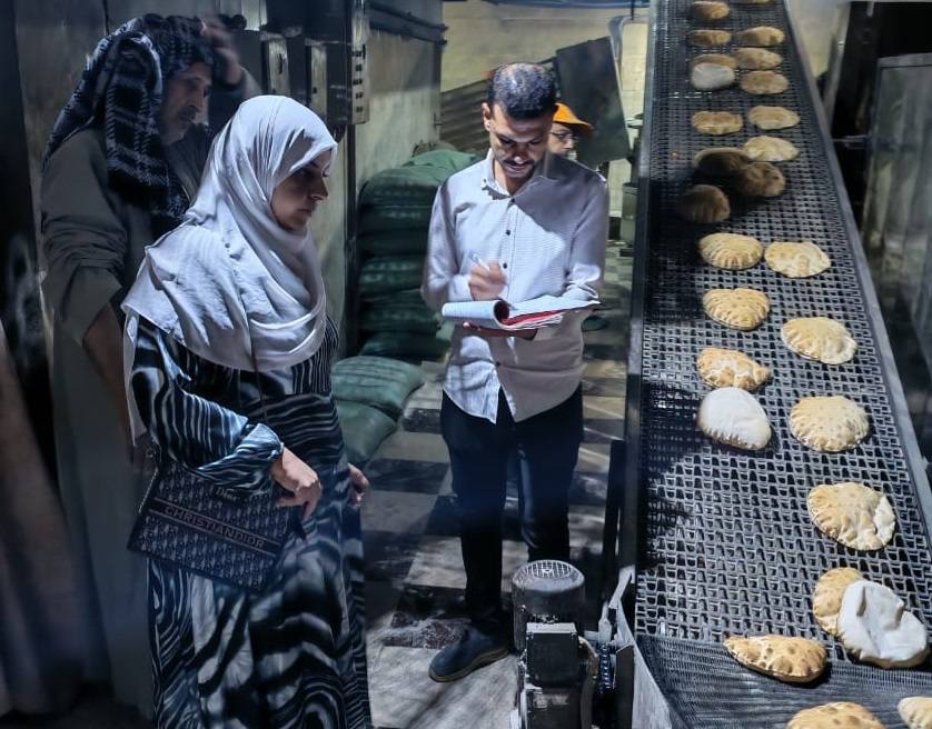 حملات تموينية علي المخابز بدسوق 