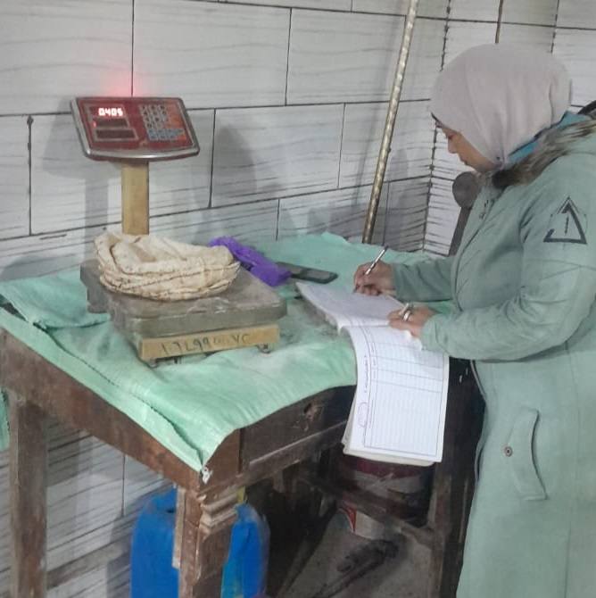 حملات تموينية علي المخابز بدسوق 