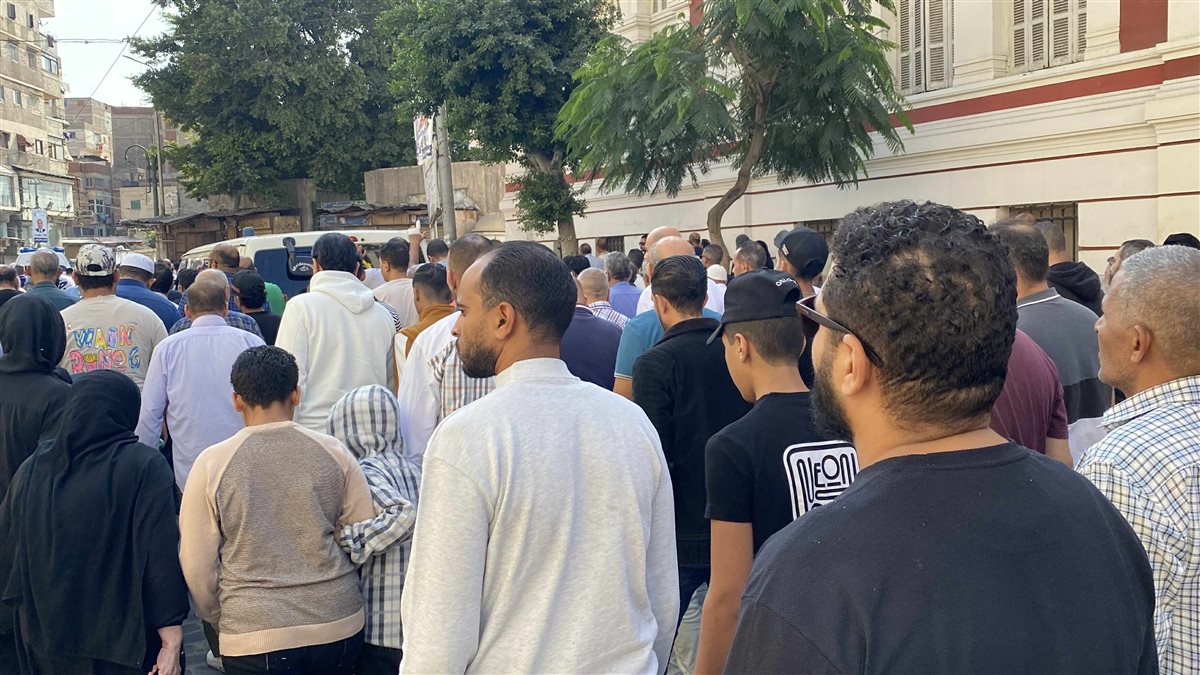 تشييع جثمان ضحايا حادث طريق 45