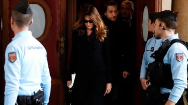 زوجة الرئيس الفرنسي الأسبق نيكولا ساركوزي