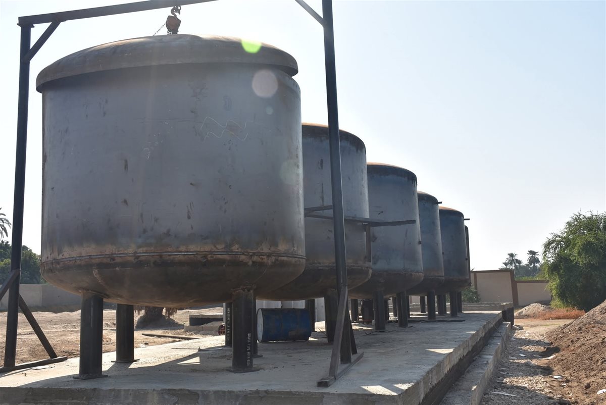 رئيس شركة المياة يتفقد محطة الصعايدة 