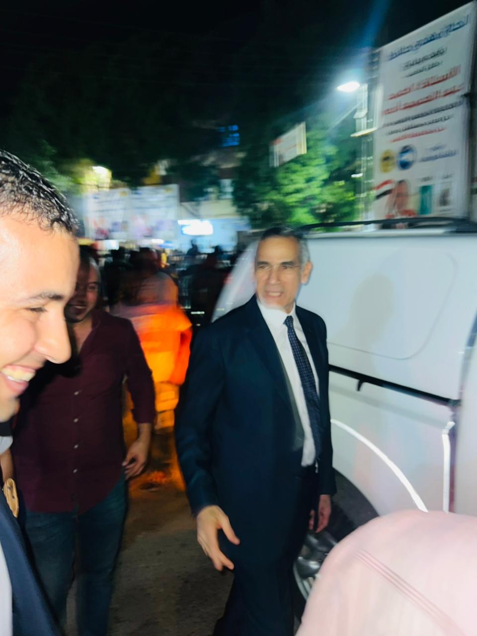 جولة مدير أمن الأقصر وتفقد محيط اللجان الانتخابية 