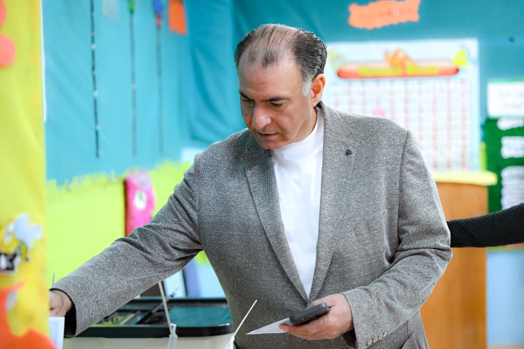 <strong>محمد فودة يدلي بصوته في انتخابات مجلس النواب 2025</strong>