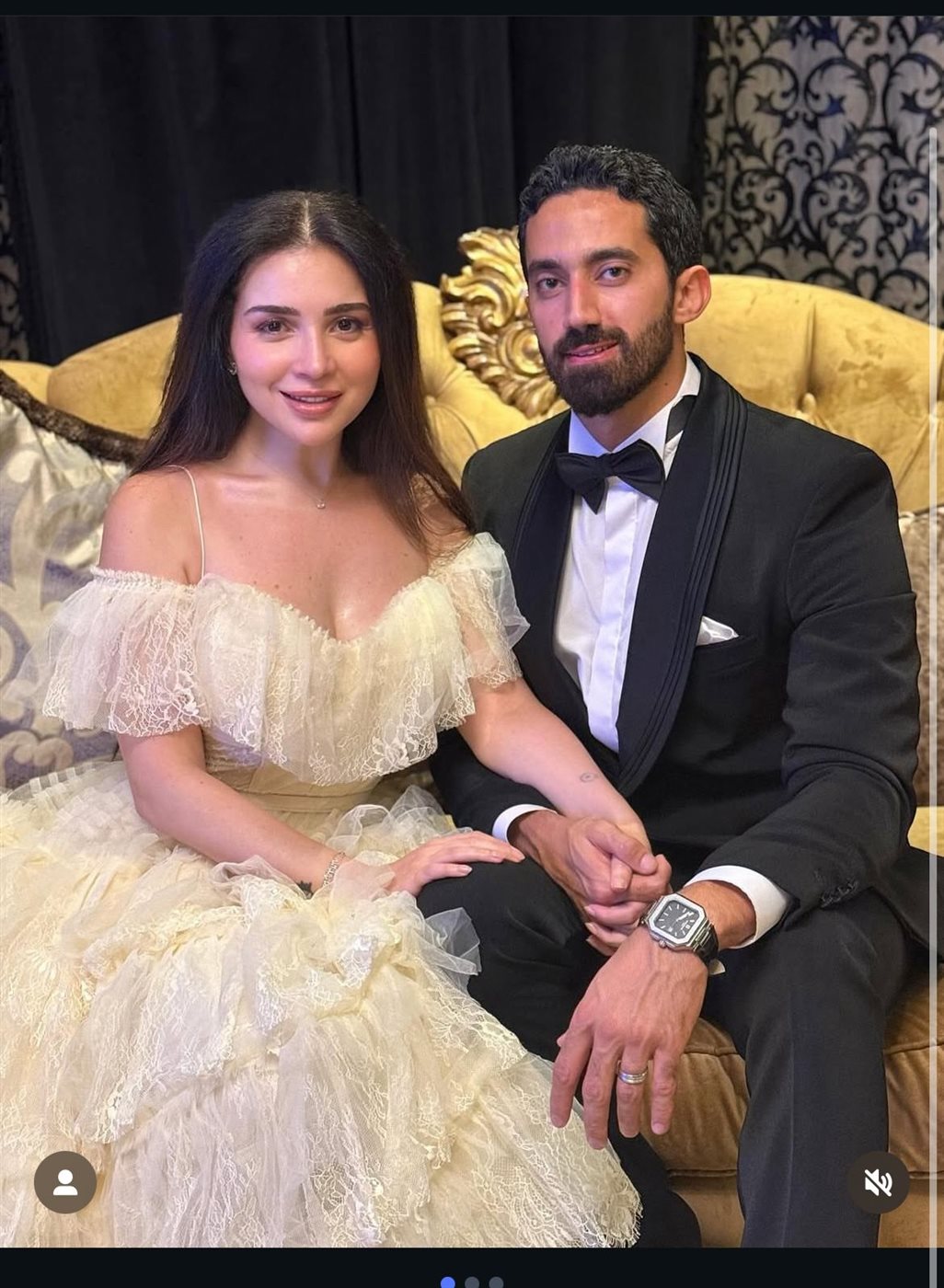 زواج مي عز الدين من أحمد تيمور