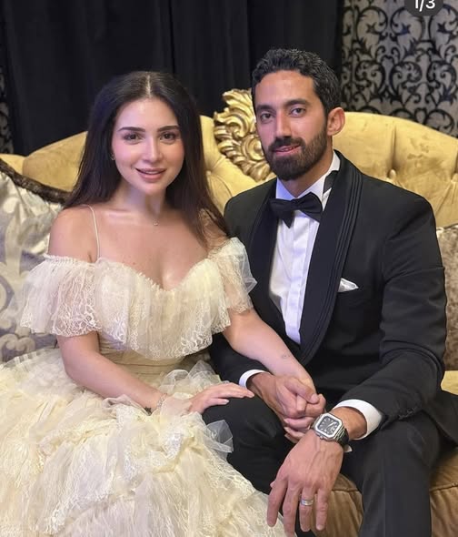 صور عقد قران الفنانة مي عز الدين وأحمد تيمور