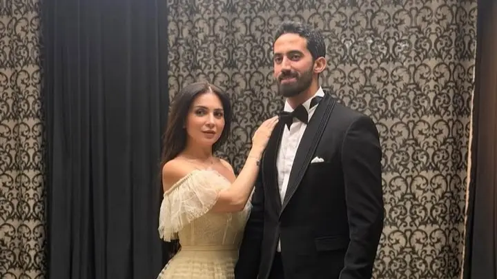 صور عقد قران الفنانة مي عز الدين وأحمد تيمور