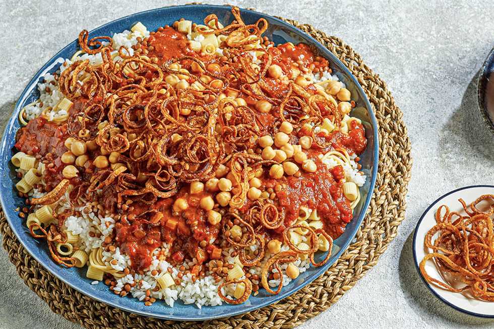 طريقة عمل الكشري في حلة واحدة