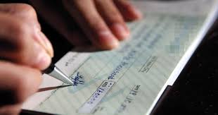 عقوبة الشيك بدون رصيد