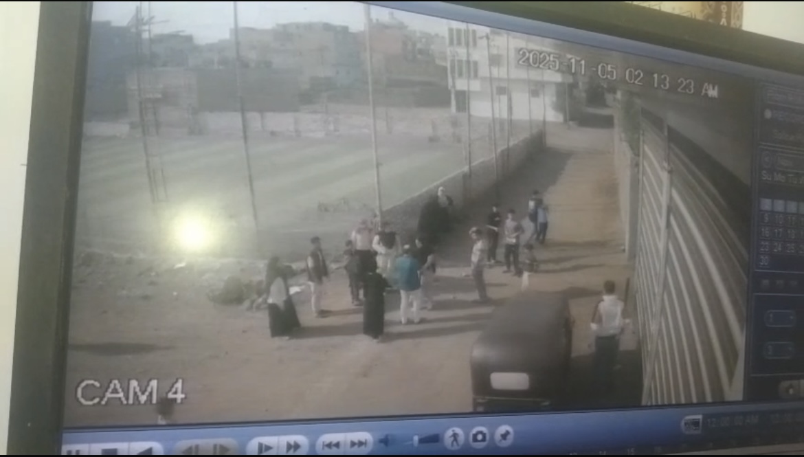 جانب من الحادث 