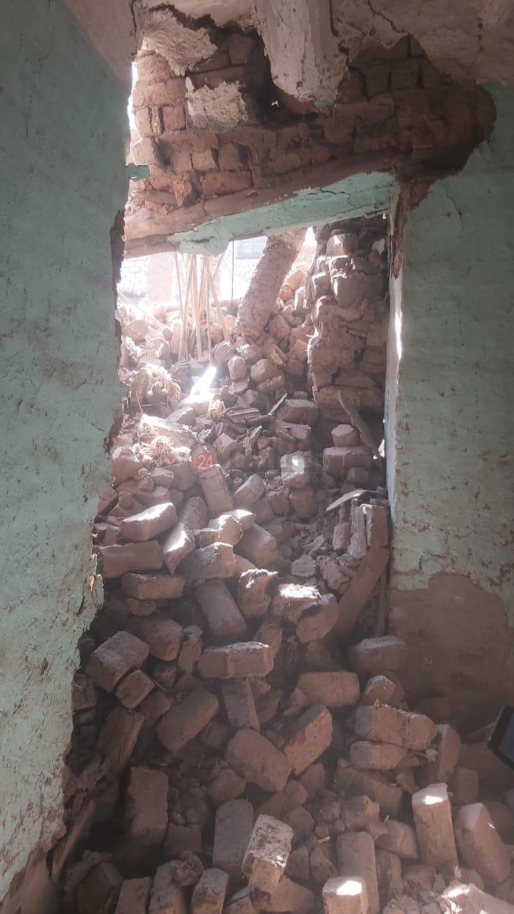 انهيار منزل في قنا