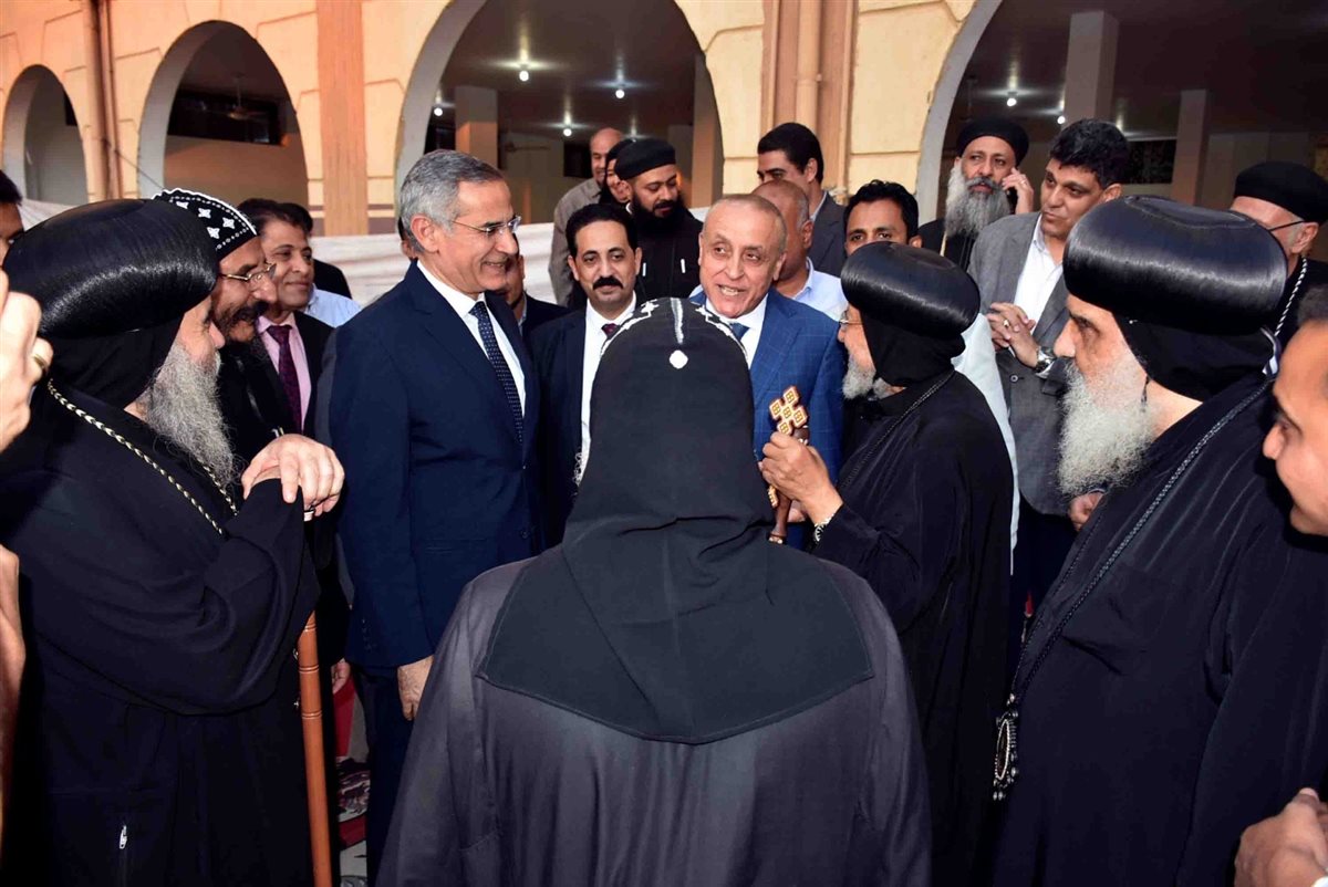 محافظ الأقصر بدير مارجرجس 