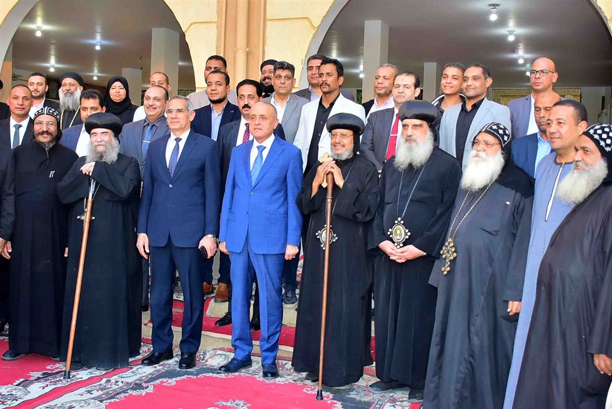 محافظ الأقصر بدير مارجرجس 