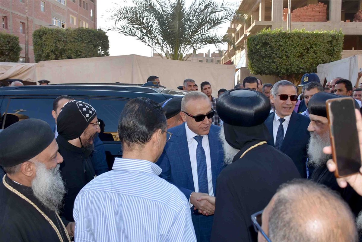 محافظ الأقصر بدير مارجرجس 