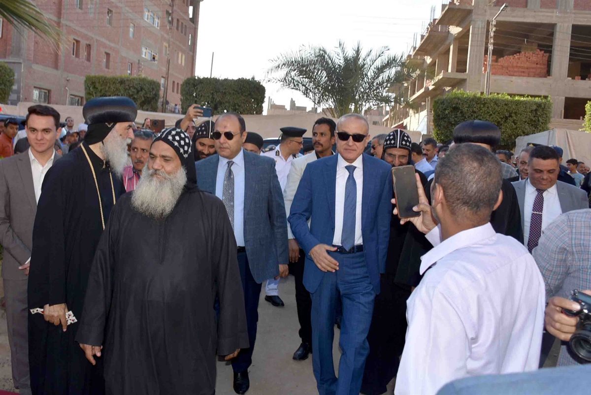 محافظ الأقصر بدير مارجرجس 