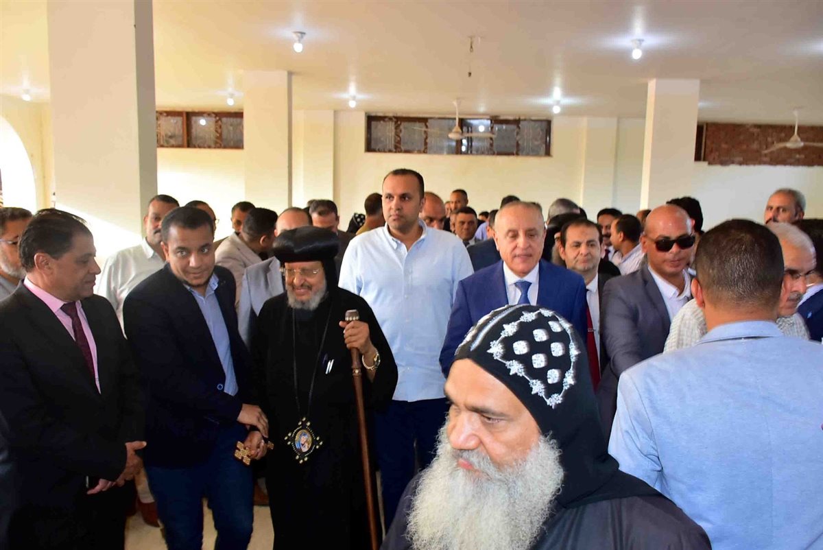 محافظ الأقصر بدير مارجرجس 