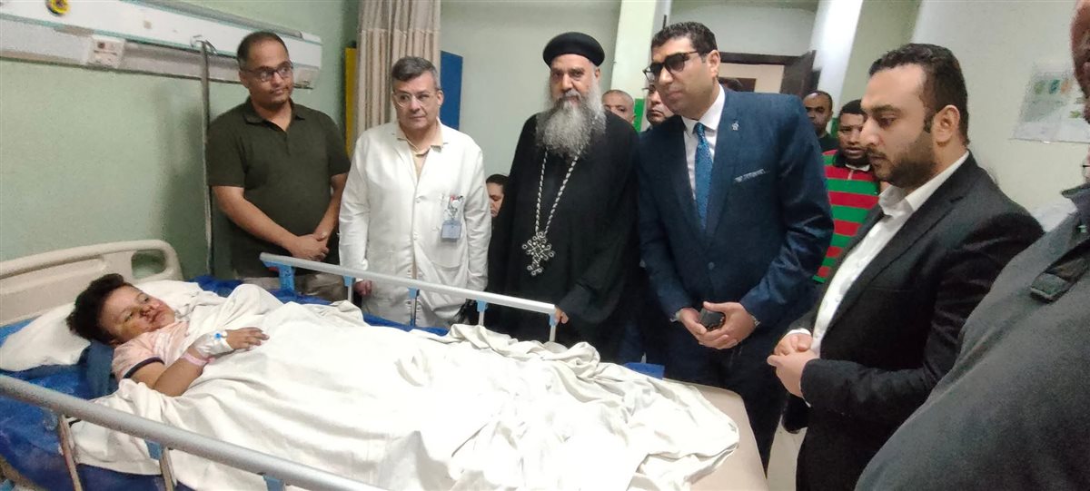 زيارة نائب المحافظ للمصابين 