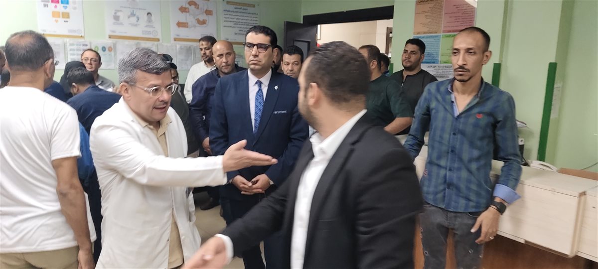 زيارة نائب المحافظ للمصابين 