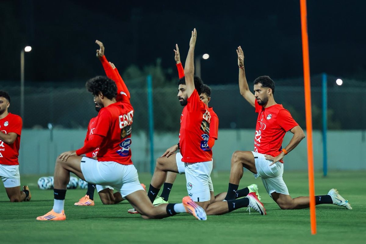 <strong>منتخب مصر يختتم تدريباته استعدادا لمواجهة أوزبكستان غدا </strong>