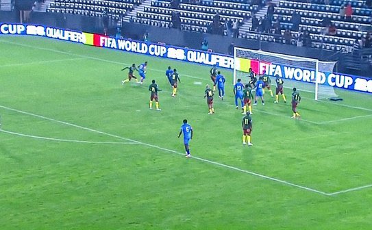 <strong>هدف منتخب الكونغو الديمقراطية في الكاميرون بملحق تصفيات إفريقيا لكأس العالم 2026</strong>