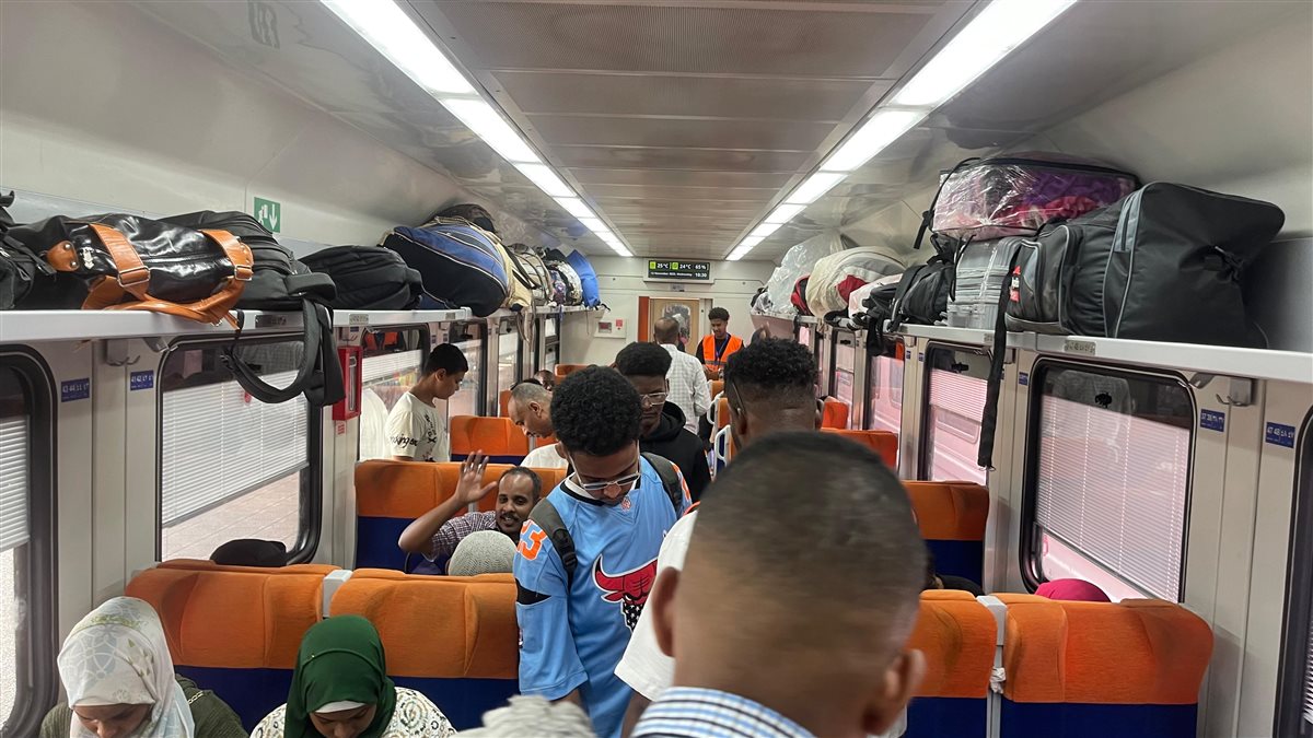 رحلات العودة الطوعية للأشقاء السودانيين عبر السكة الحديد