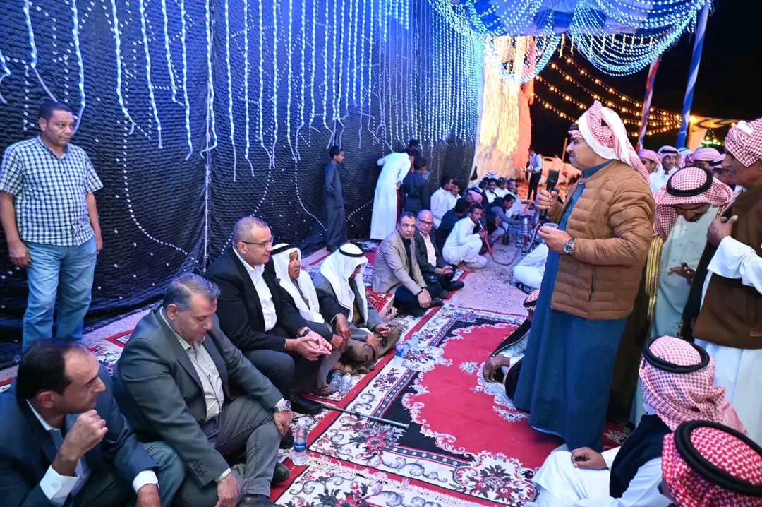محافظ جنوب سيناء يشهد حفل زفاف بدوي جماعي في مدينة دهب