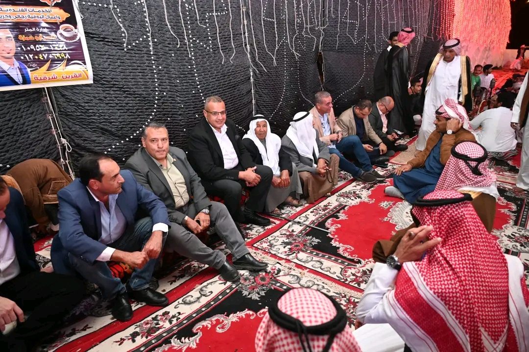 محافظ جنوب سيناء يشهد حفل زفاف بدوي جماعي في مدينة دهب