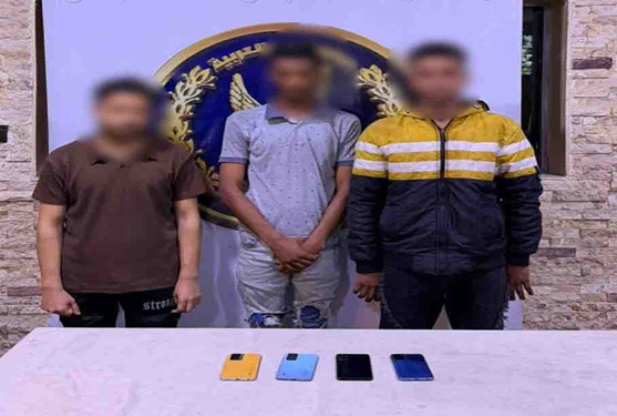 المتهمين بسرقة الهواتف 