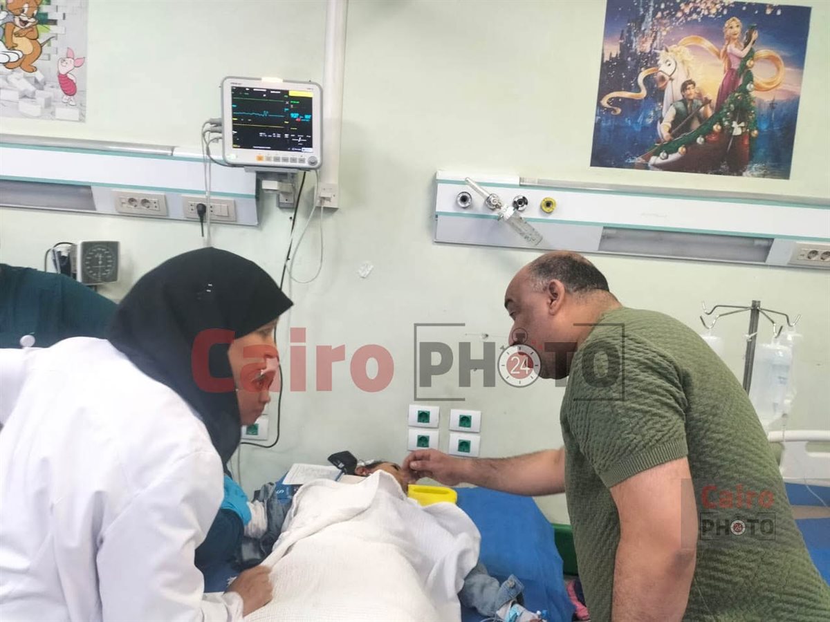 نائب مدير هيئة الرعاية يتابع حالات المصابين 