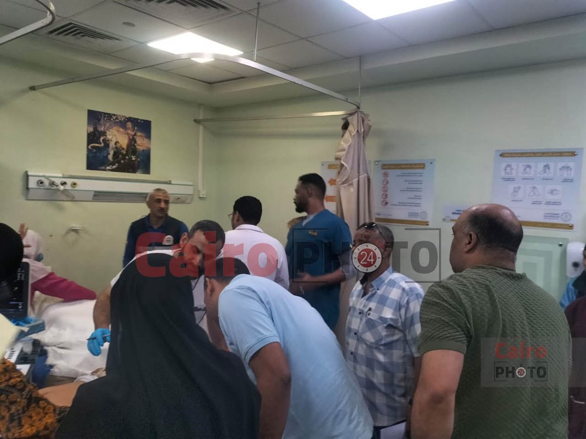 نائب مدير هيئة الرعاية يتابع حالات المصابين 