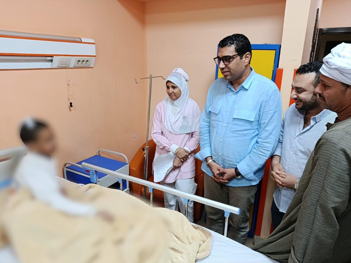 نائب محافظ الأقصر ورئيس هيئة الرعاية ومتابعة المصابين 