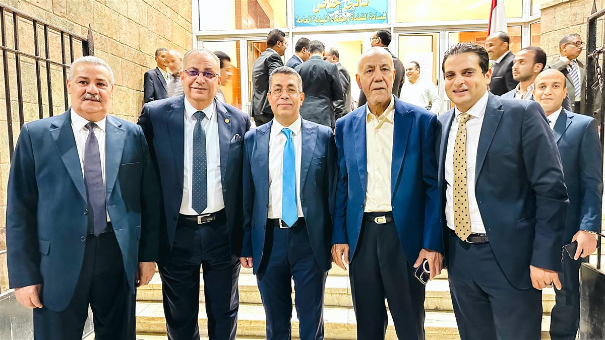 قائمة العادلي أثناء زيارة نادي قضاة سوهاج  وقنا استعدادا للانتخابات