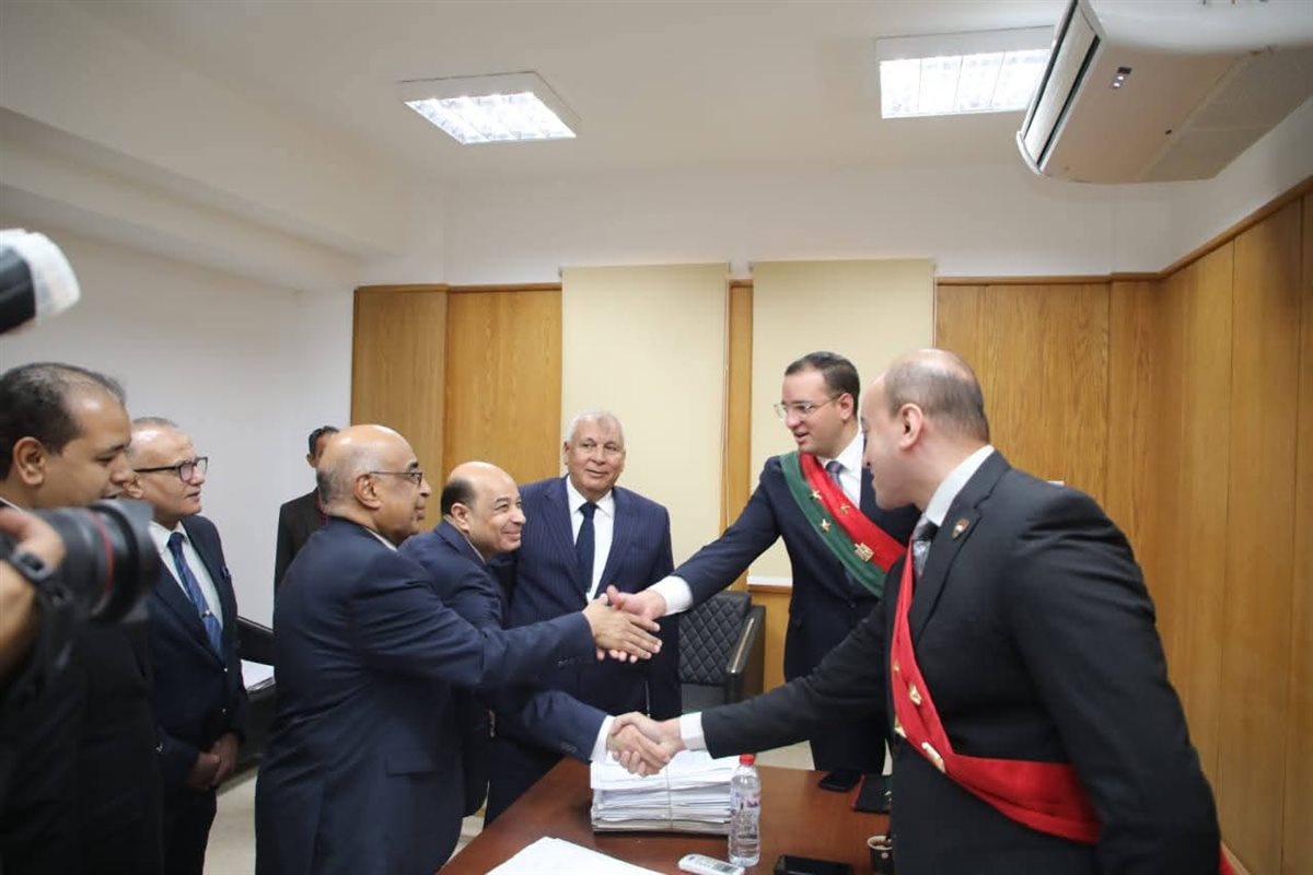 جانب من زيارة وزير العدل للوادى الجديد