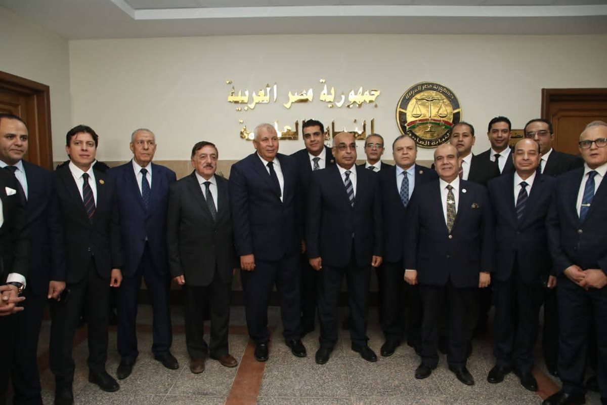 جانب من زيارة وزير العدل للوادى الجديد