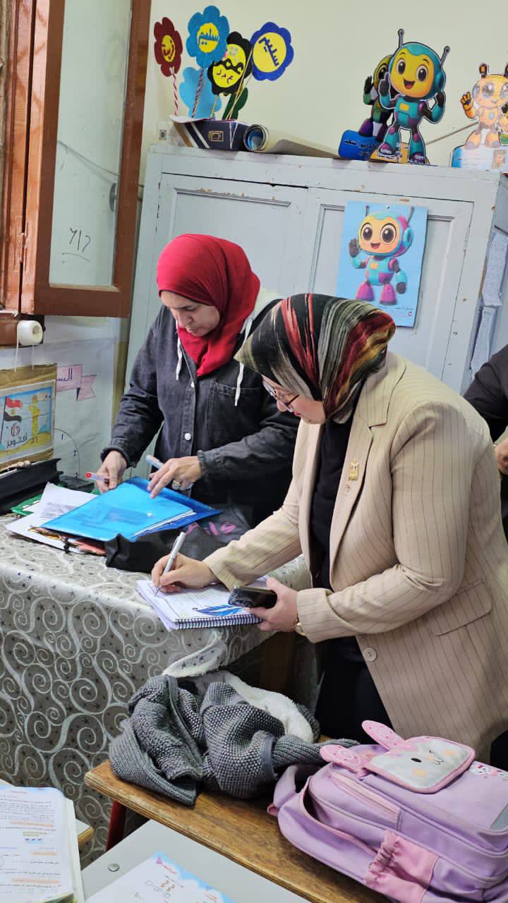 زيارة ميدانية لرئيس قطاع التعليم لمدارس البحيرة 