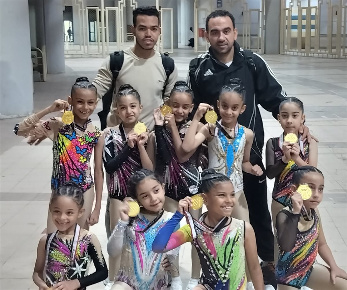 بطلات الأقصر الصغار يحصدن الذهب 