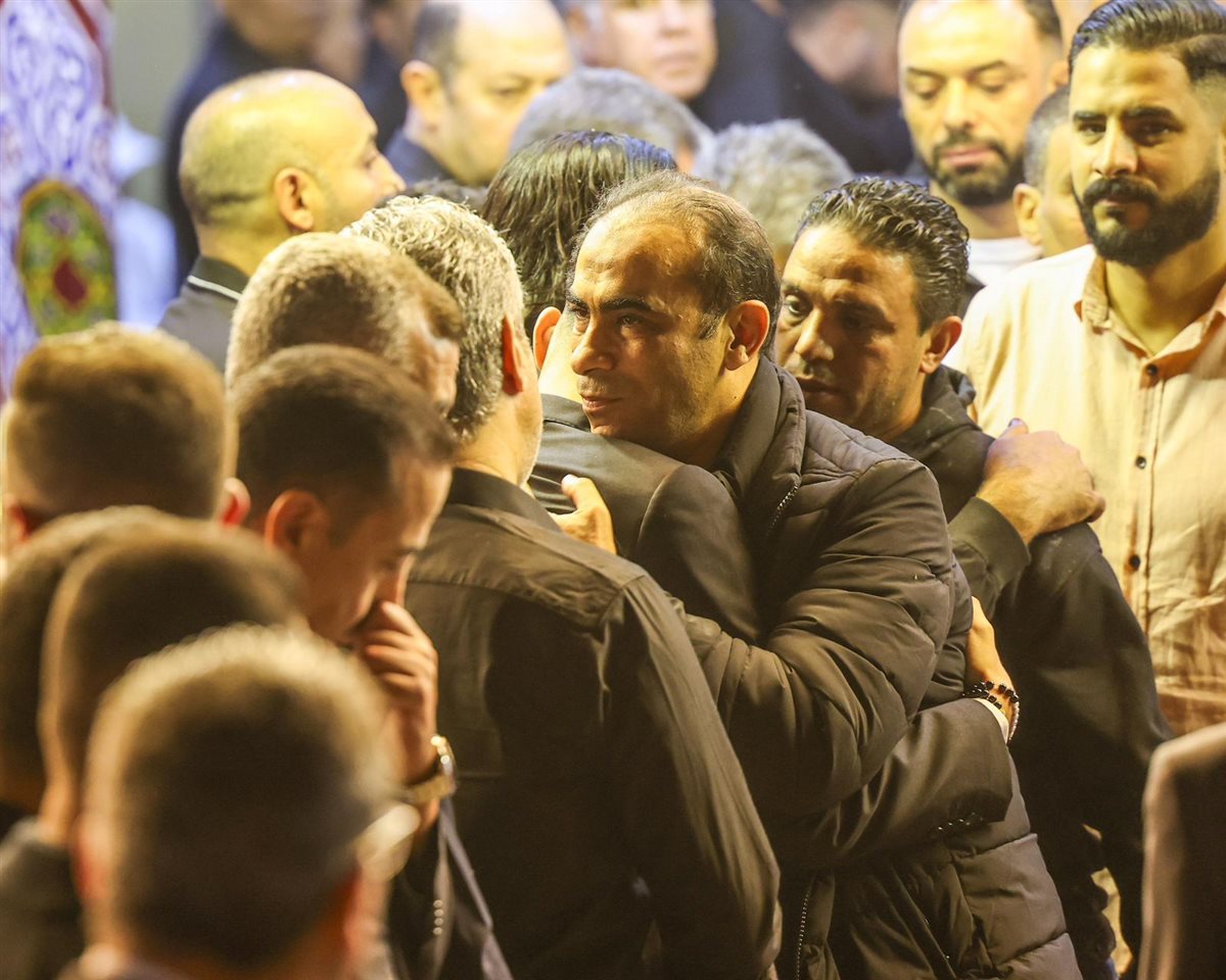 وفد الأهلي في عزاء محمد صبري نجم الزمالك السابق