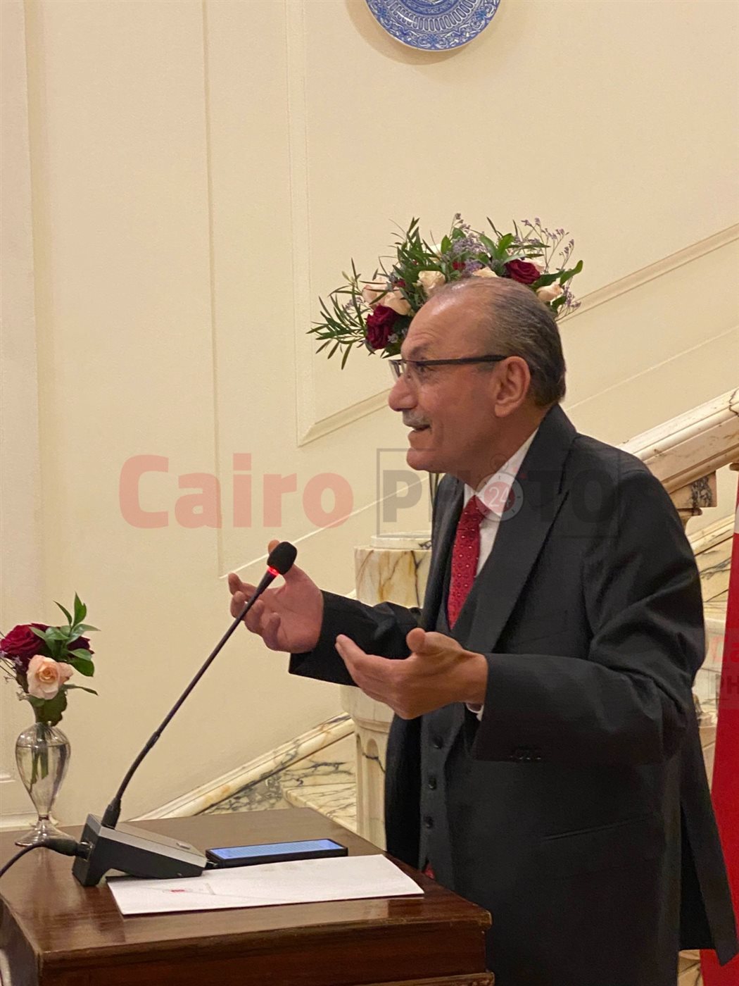 بحضور حسين فهمي ويسرا.. نجوم الفن في حفل عشاء السفير التركي على هامش التعاون مع مهرجان القاهرة السينمائي