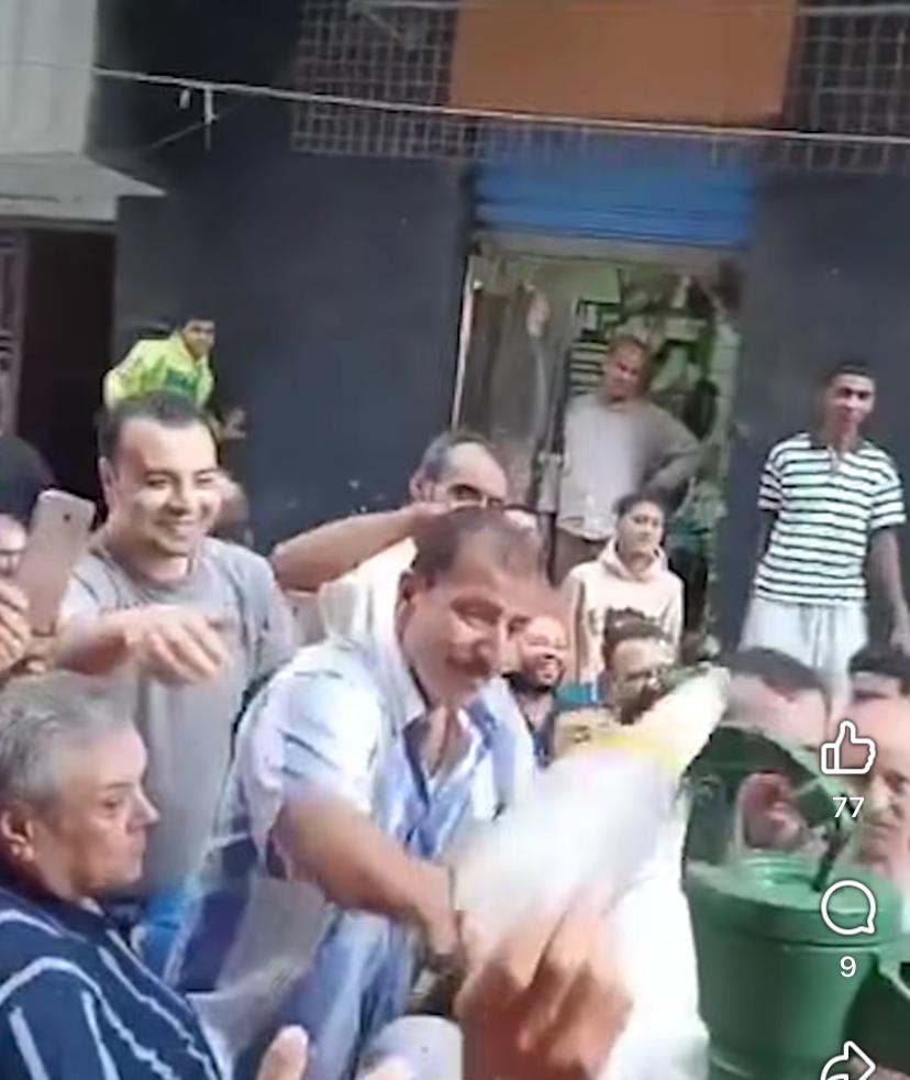 مسيرة لدعم مرشح انتخابي بالدقهلية 