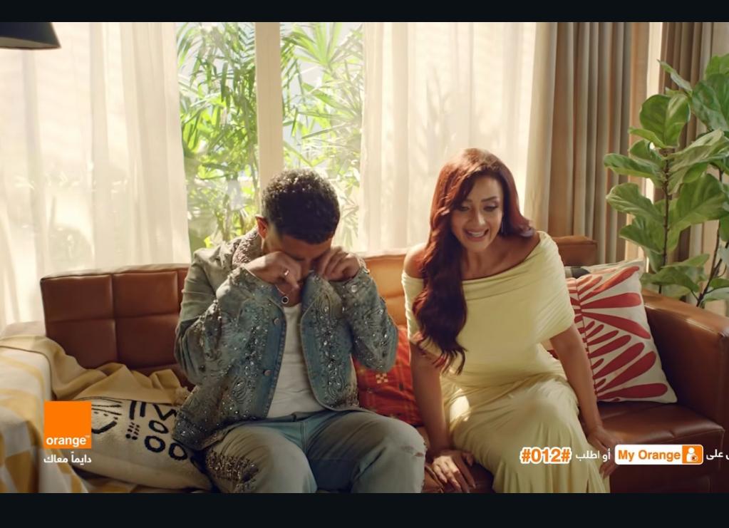 رضوى الشربيني مفاجأة إعلان أحمد سعد الجديد لـ أورانج