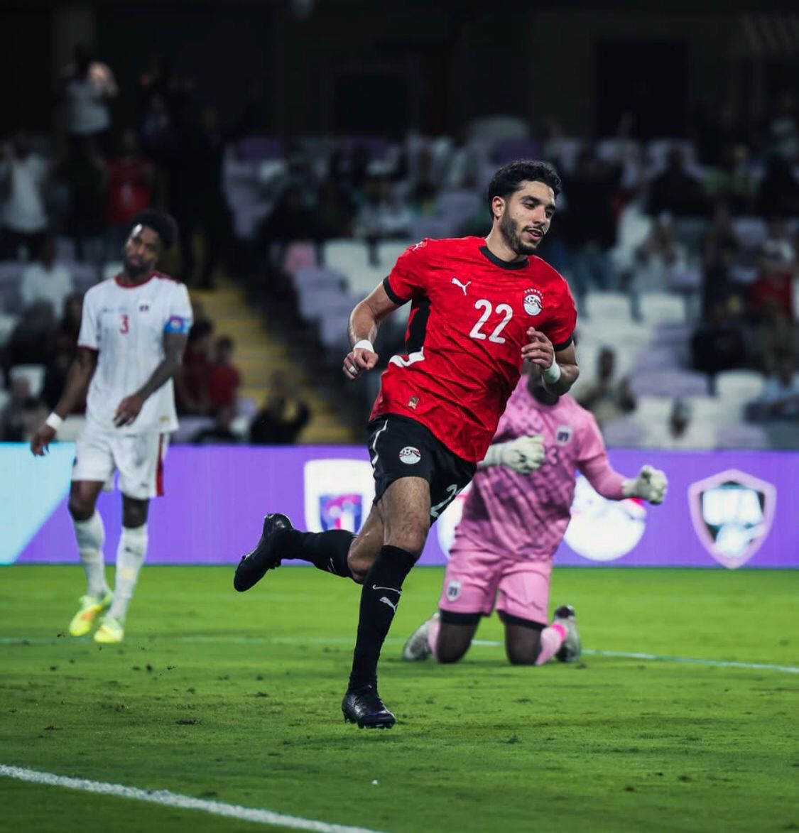 مباراة مصر وكاب فيردي في بطولة العين الودية