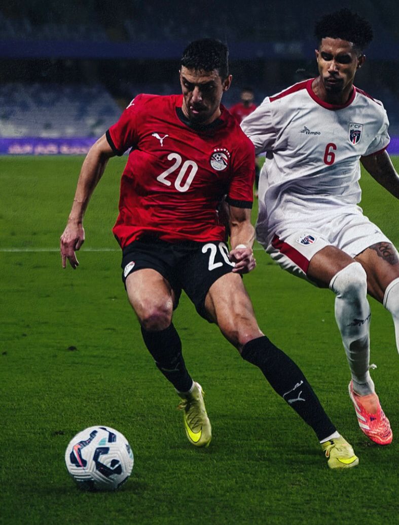 مباراة مصر وكاب فيردي في بطولة العين الودية