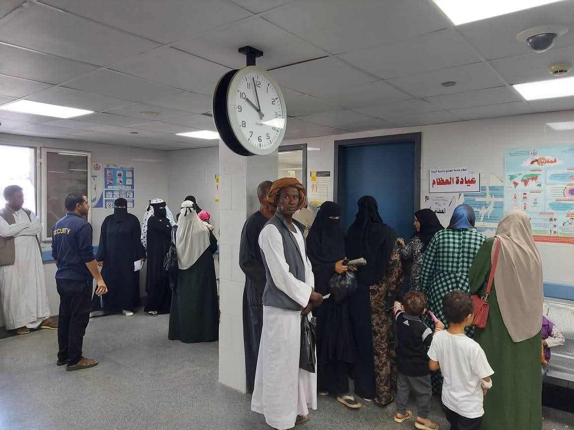 القافلة الطبية لجامعة المنصورة بالشلاتينن 