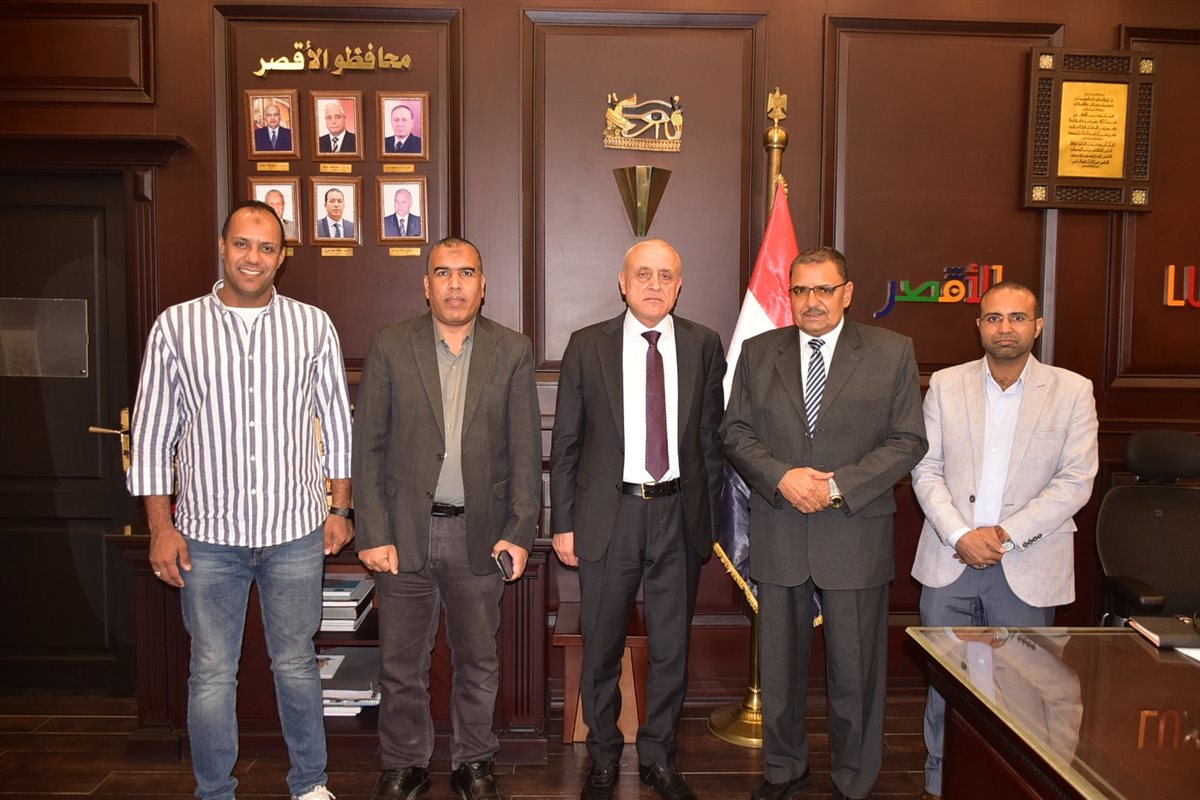 محافظ الأقصر يستقبل رئيس شركة المياه الجديد 