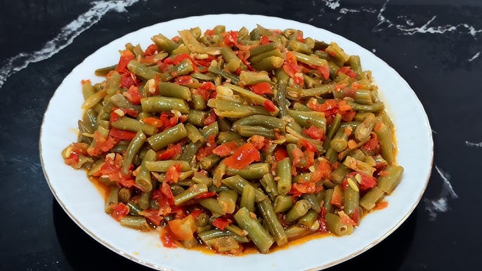 طريقة عمل فاصوليا خضراء مع رز