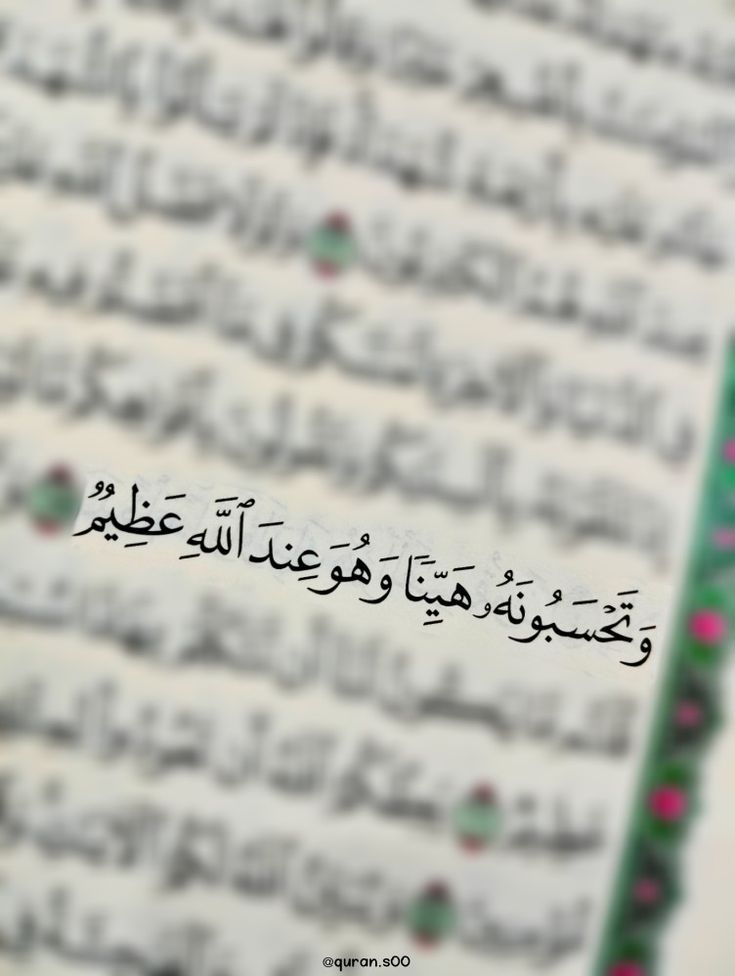 تفسير وتحسبونه هينا وهو عند الله عظيم