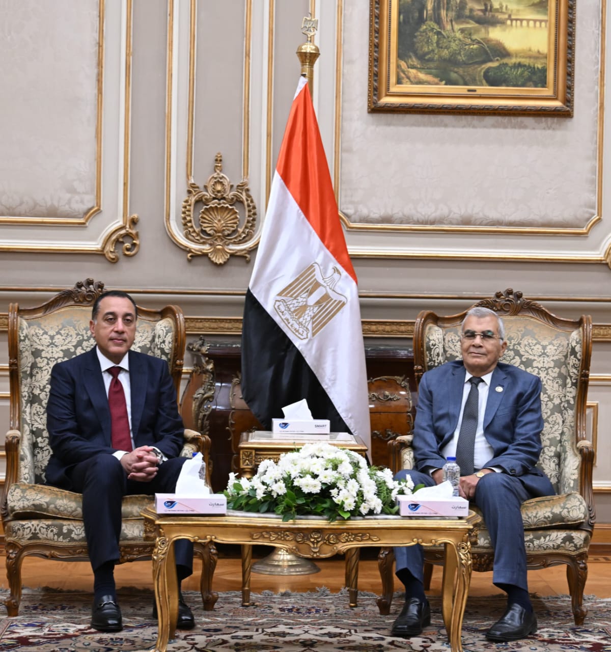 رئيس مجلس الشيوخ يلتقي برئيس الوزراء 