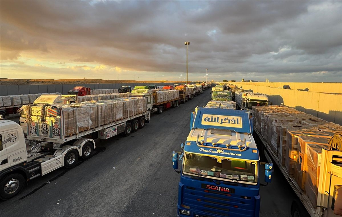 جانب من القافلة