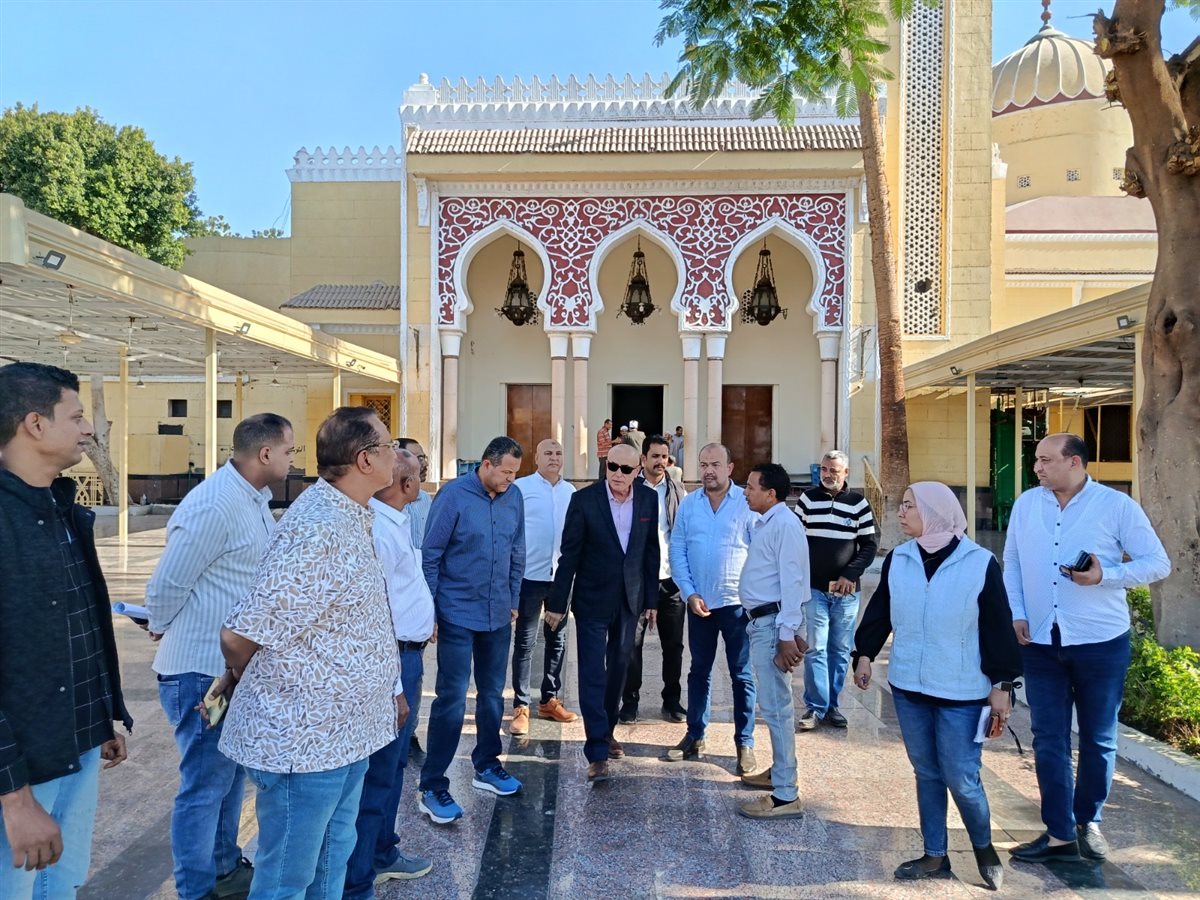 محافظ الأقصر يتفقد مسجد السيد يوسف&nbsp;