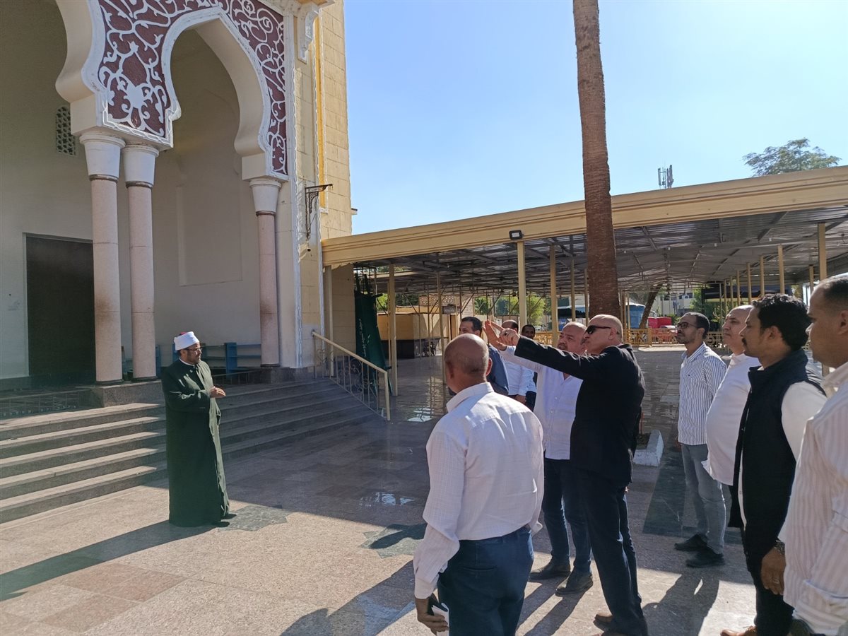 محافظ الأقصر يتفقد مسجد السيد يوسف&nbsp;